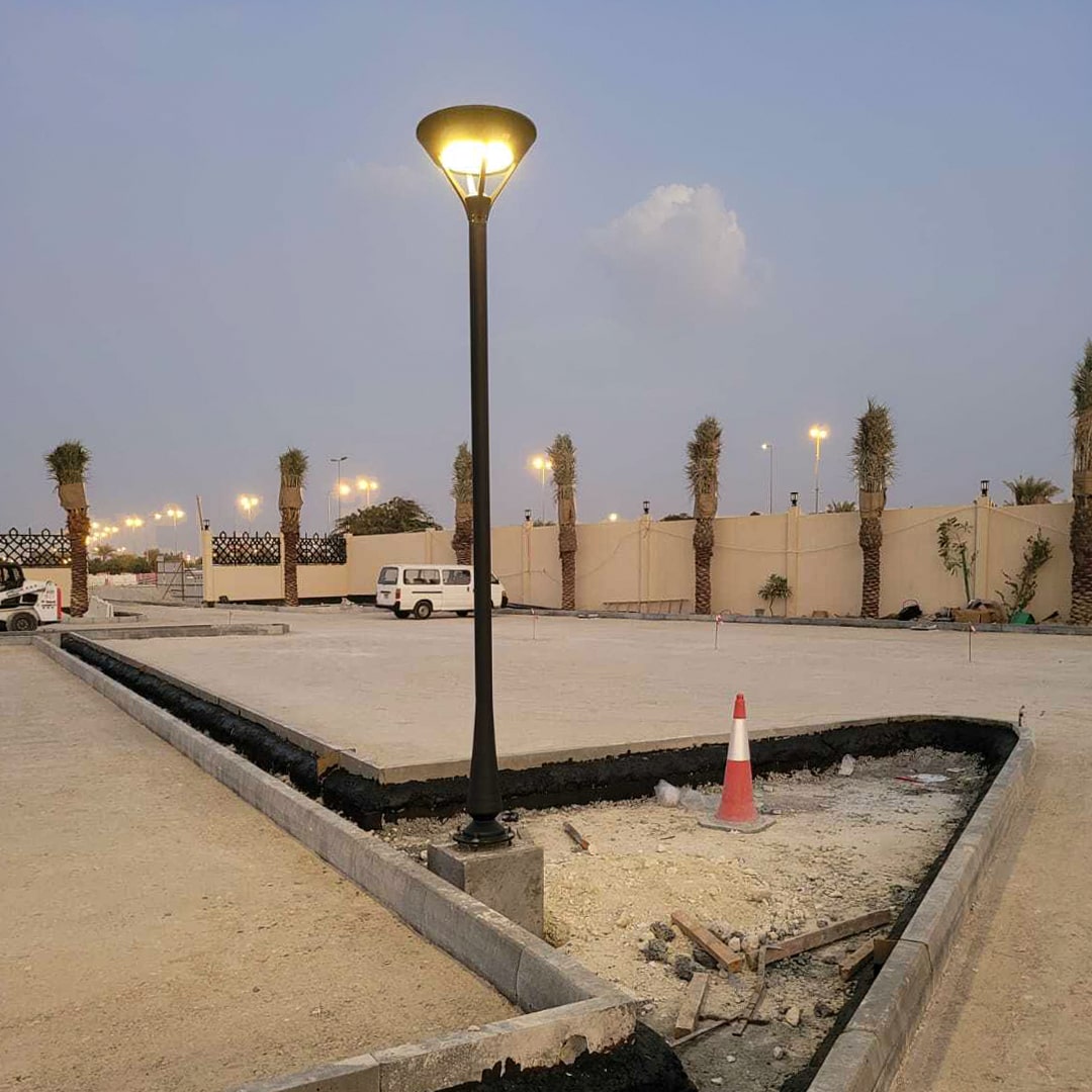 SOLAR POST TOP & SOLAR BOLLARD, Mausoleum Site