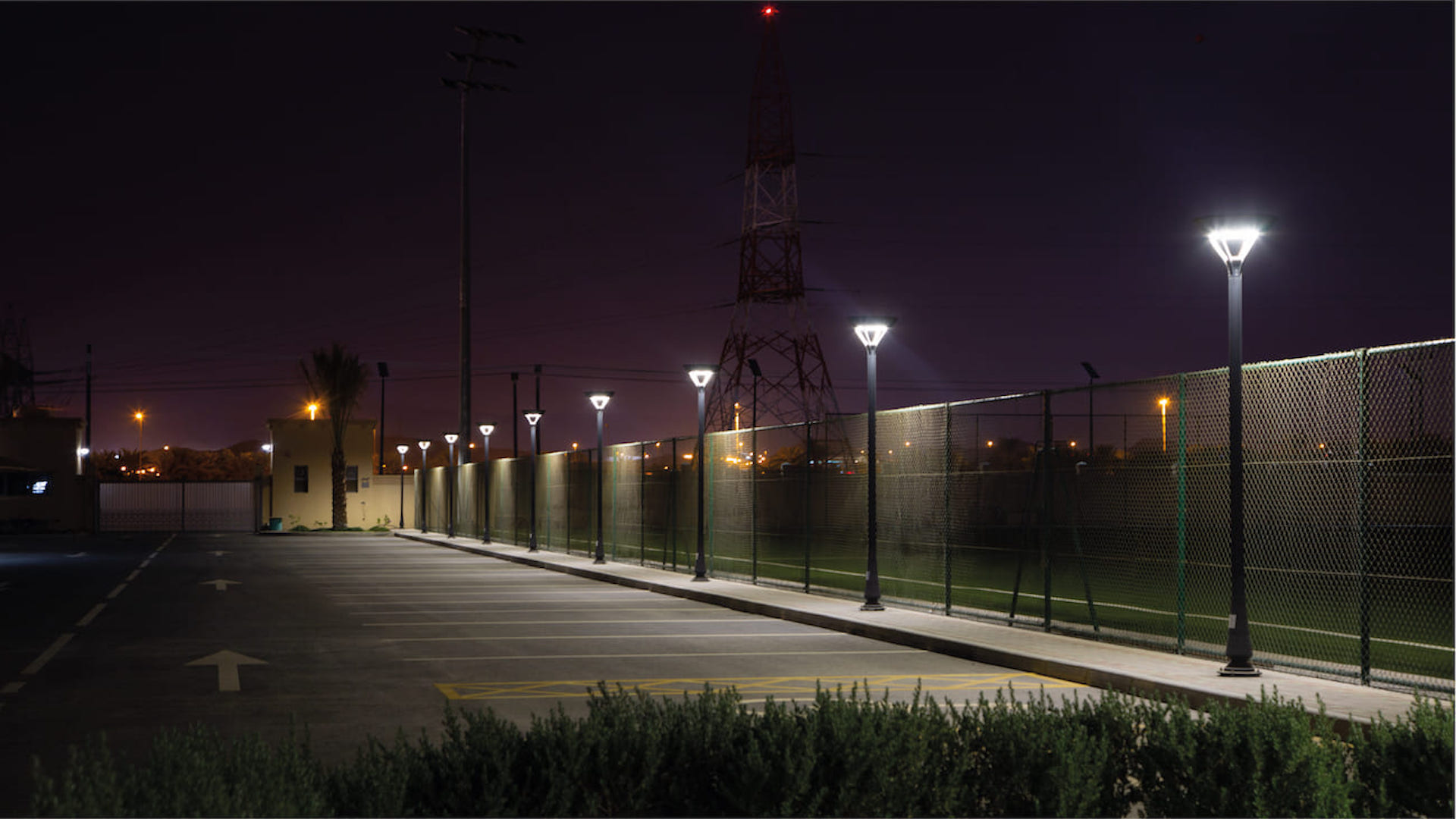 SOLAR POST TOP, Parking Area