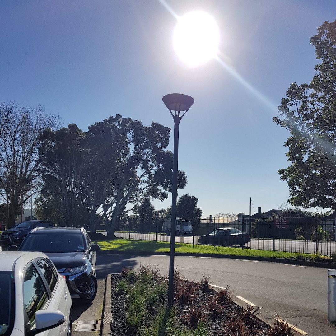 SOLAR POST TOP, Parking Area