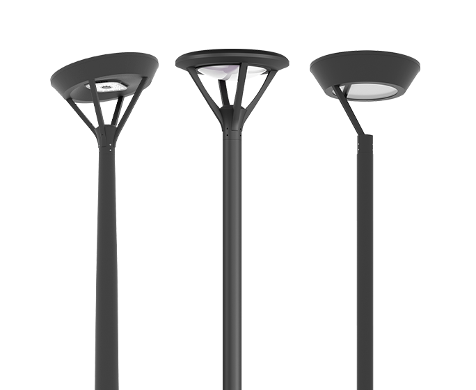 Lampadaire Solaire Sur Mat
