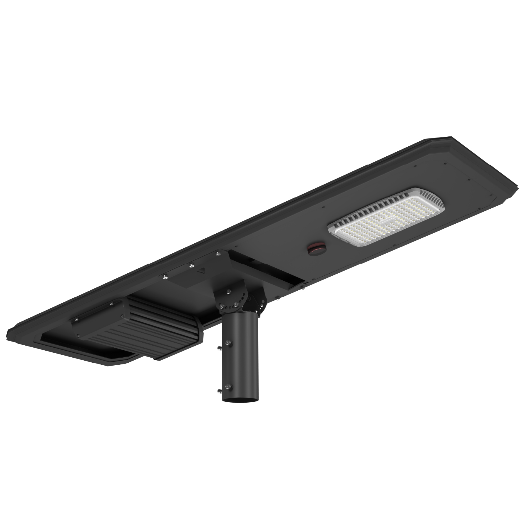 AOSPRO lampadaire solaire intégré, All in one solar street light Solux